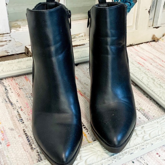 Black Ankle Booties - Picture 4 of 5